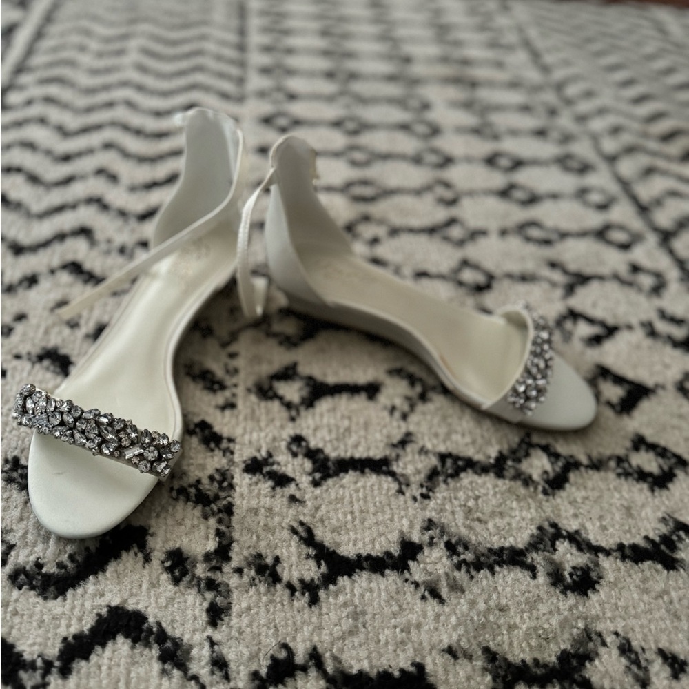 Jewel by Badgely Mischka jeweled sandal